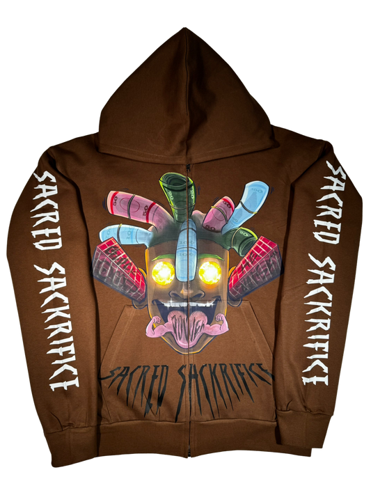 Sacred Sackrifice Brown Jacket